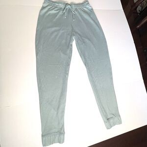 Hollister Womens Jogger Pants Sz S Pull Up Sage Green Loungewear Athleisure